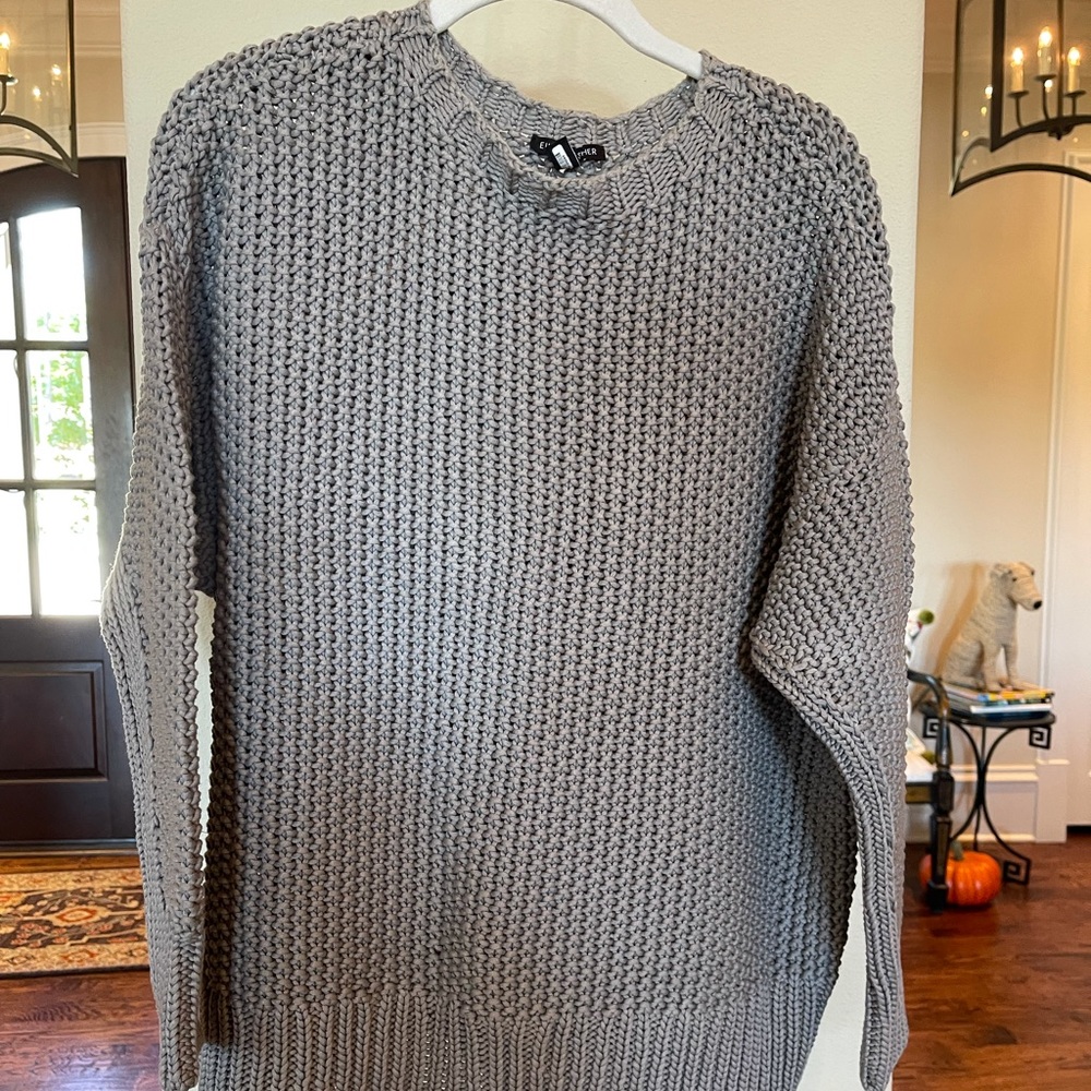 Gorgeous organic cotton tape sweater.  Worn once and dry cleaned.